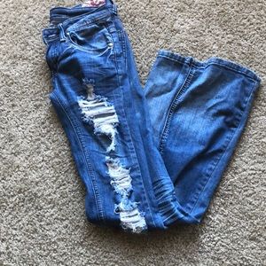 Machine jeans